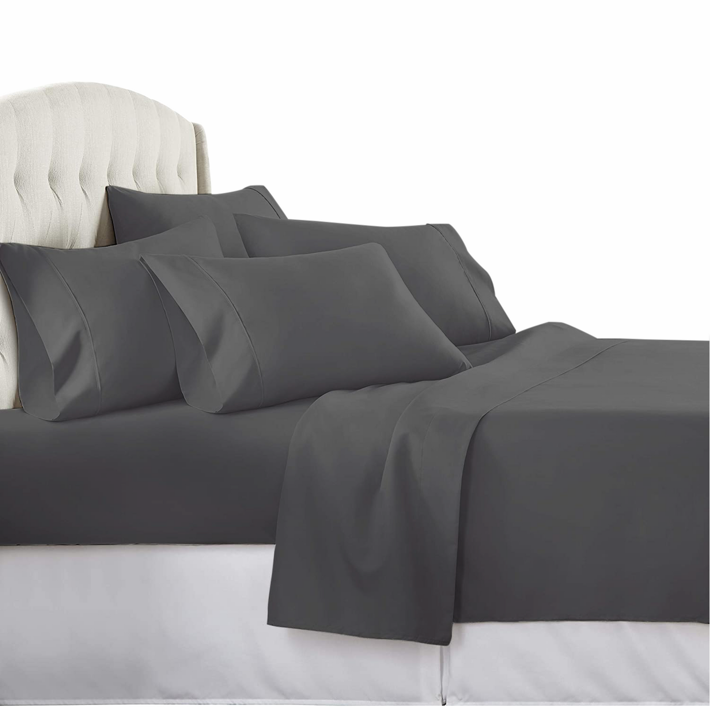 Double Bed Sheet Set Cotton 300 TC - 1 Flat Sheet and 2 Pillow Covers