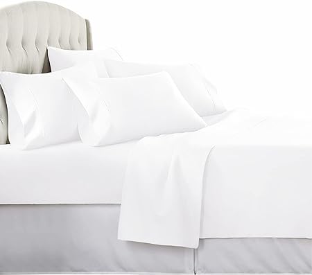 Single Bed Sheet Set Cotton 300 TC - 1 Flat Sheet and Pillow Cover